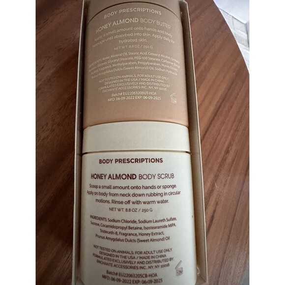 Body Prescriptions Honey Almond Bath Duo Body Scrub & Butter Fall/Autumn - Picture 3 of 4